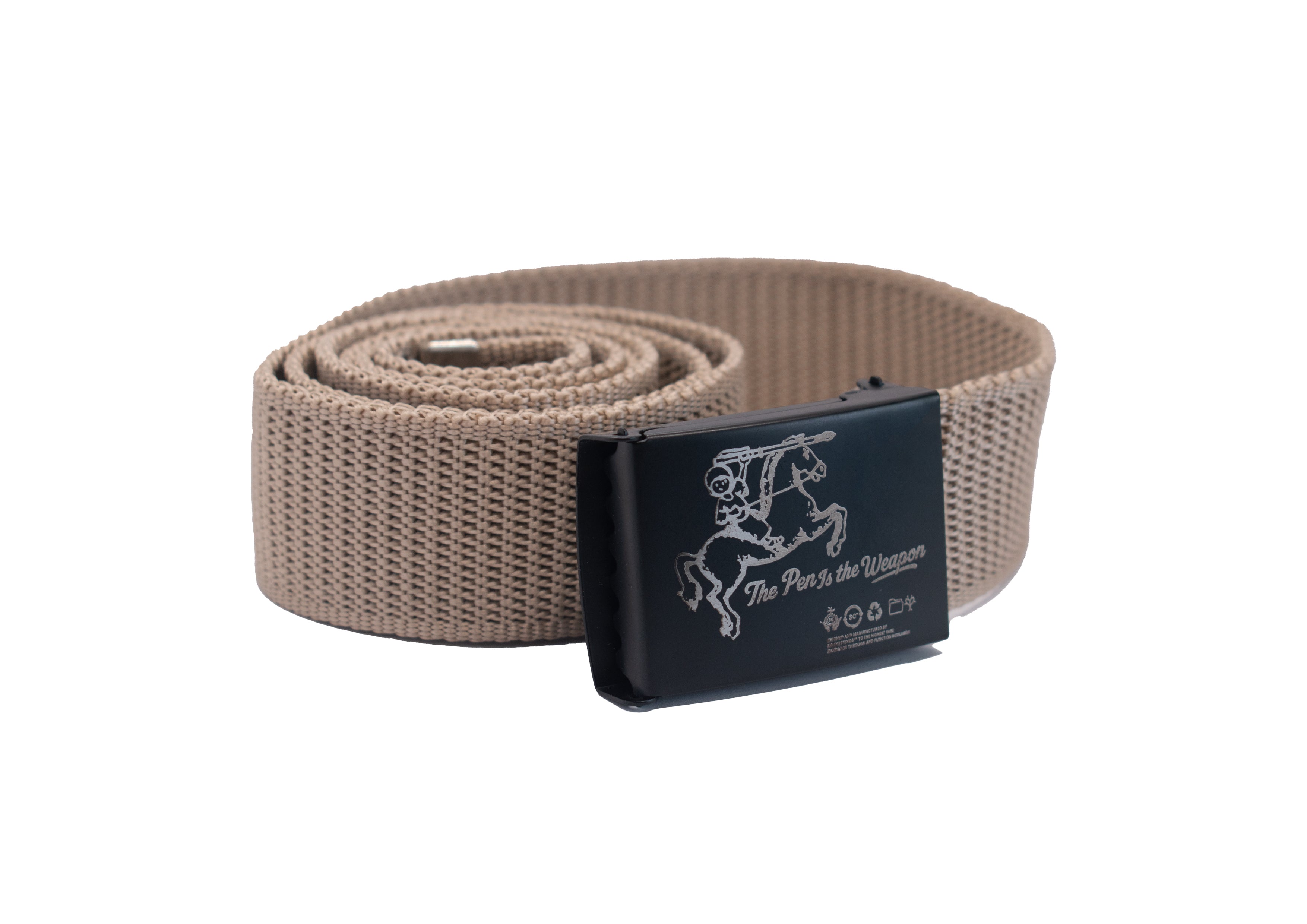 THE PEN IS WEAPON CANVAS BELT