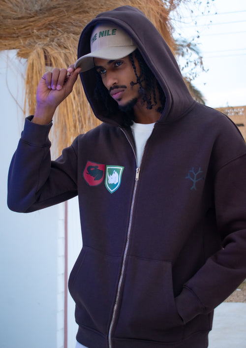 Heritage Twin Crest - Zip Hoodie