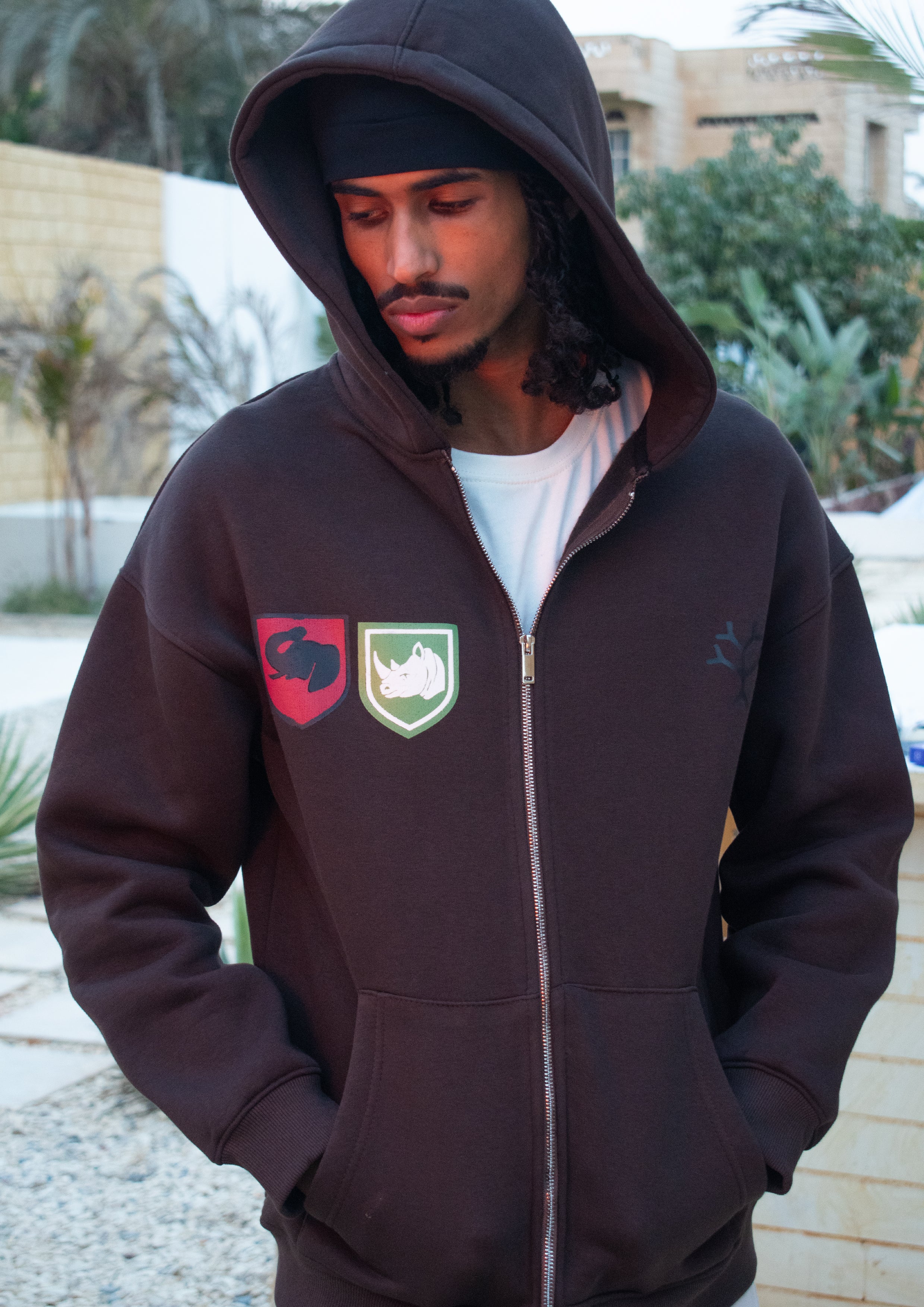Heritage Twin Crest - Zip Hoodie